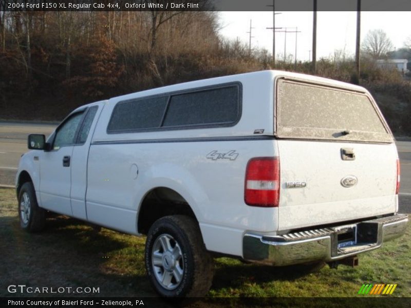 Oxford White / Dark Flint 2004 Ford F150 XL Regular Cab 4x4