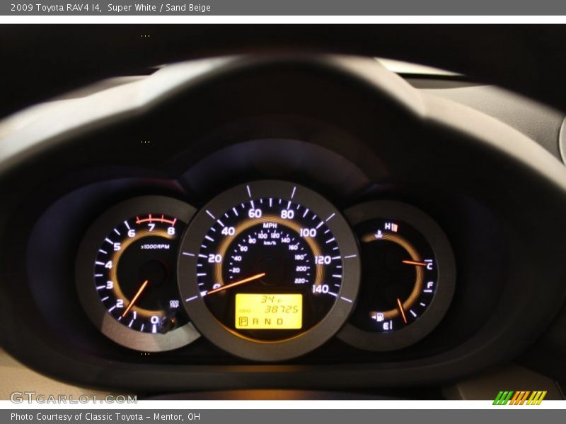 Super White / Sand Beige 2009 Toyota RAV4 I4