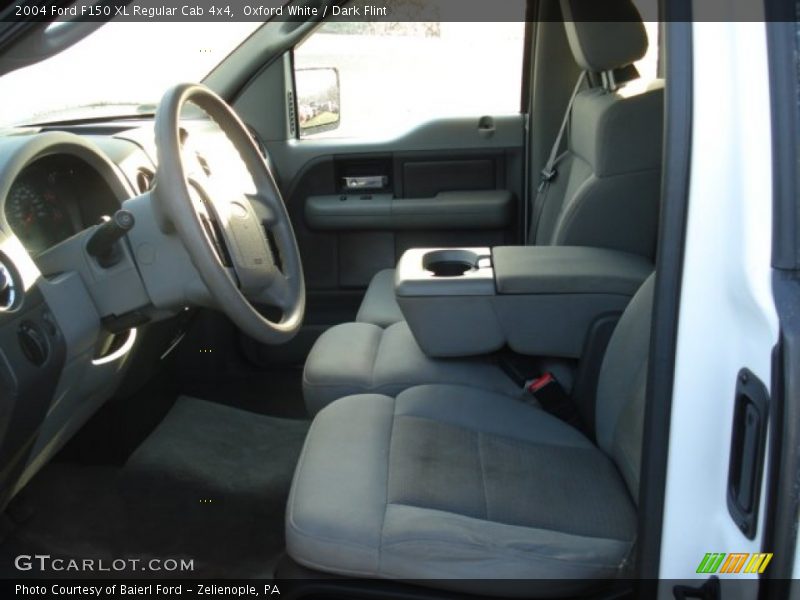 Oxford White / Dark Flint 2004 Ford F150 XL Regular Cab 4x4