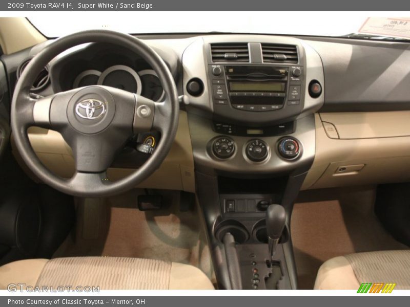 Super White / Sand Beige 2009 Toyota RAV4 I4