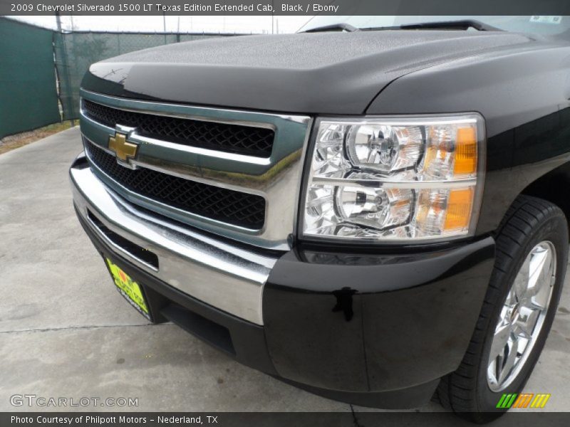 Black / Ebony 2009 Chevrolet Silverado 1500 LT Texas Edition Extended Cab