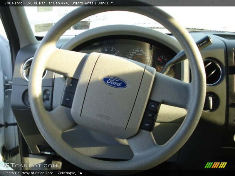 Oxford White / Dark Flint 2004 Ford F150 XL Regular Cab 4x4