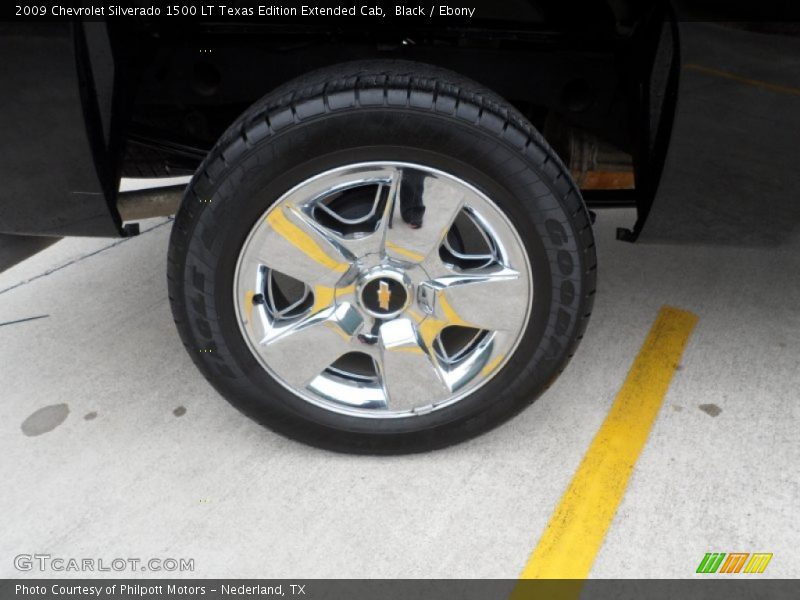 Black / Ebony 2009 Chevrolet Silverado 1500 LT Texas Edition Extended Cab