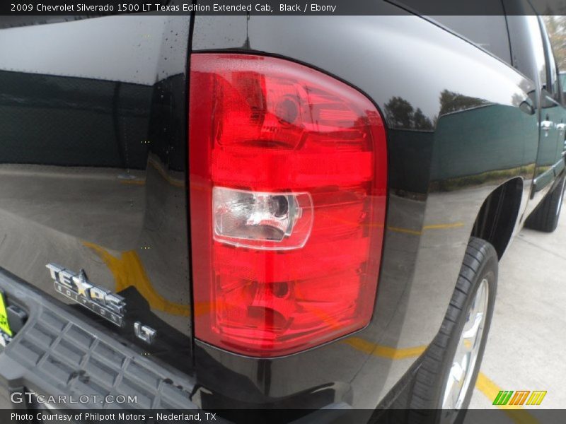 Black / Ebony 2009 Chevrolet Silverado 1500 LT Texas Edition Extended Cab