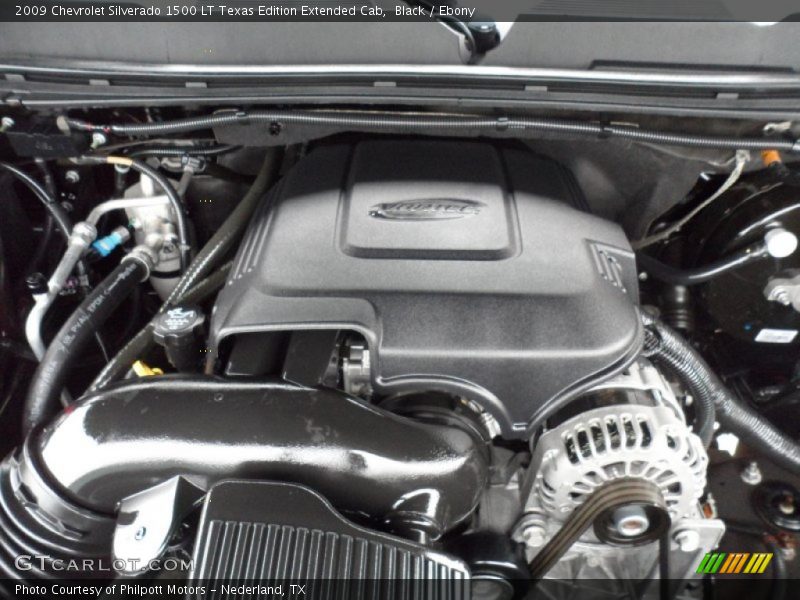 Black / Ebony 2009 Chevrolet Silverado 1500 LT Texas Edition Extended Cab