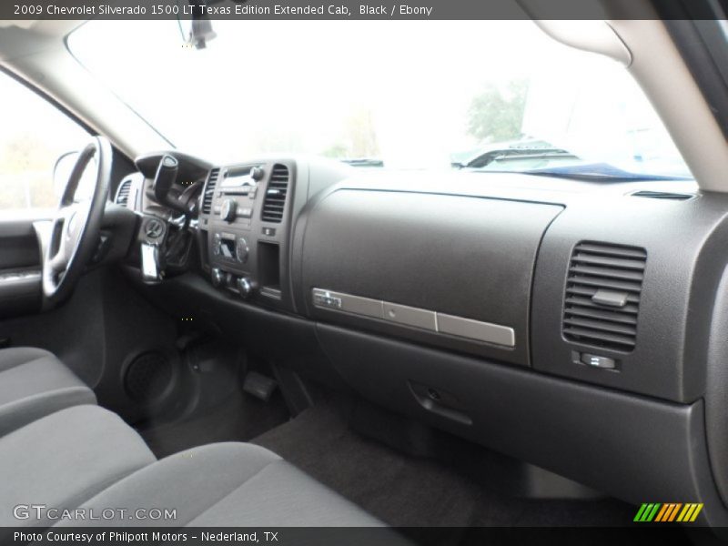 Black / Ebony 2009 Chevrolet Silverado 1500 LT Texas Edition Extended Cab
