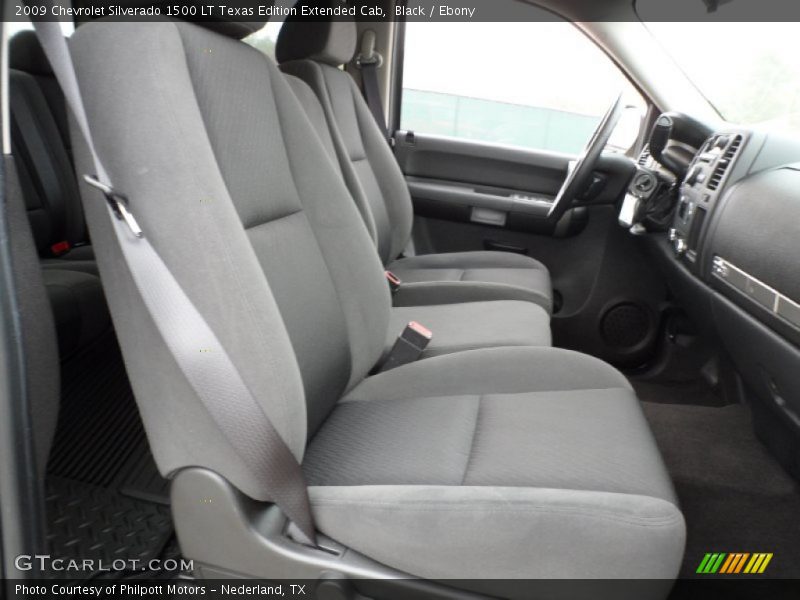 Black / Ebony 2009 Chevrolet Silverado 1500 LT Texas Edition Extended Cab