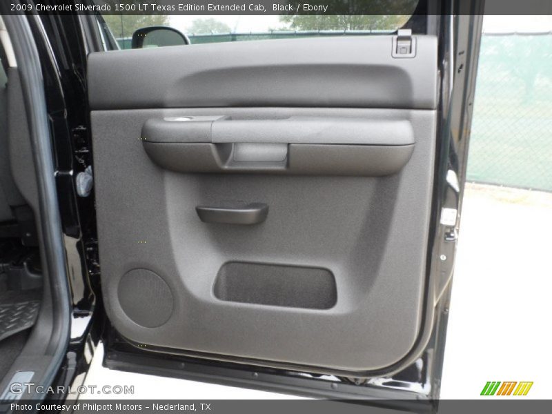 Black / Ebony 2009 Chevrolet Silverado 1500 LT Texas Edition Extended Cab