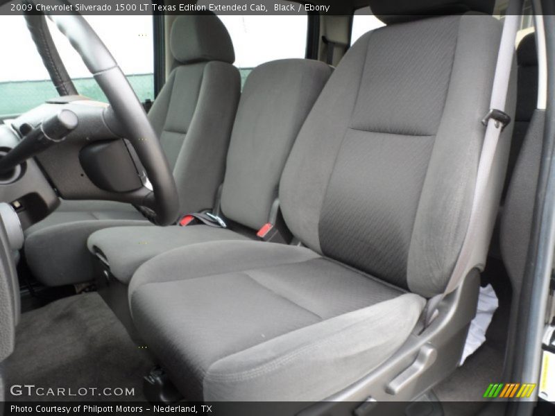 Black / Ebony 2009 Chevrolet Silverado 1500 LT Texas Edition Extended Cab