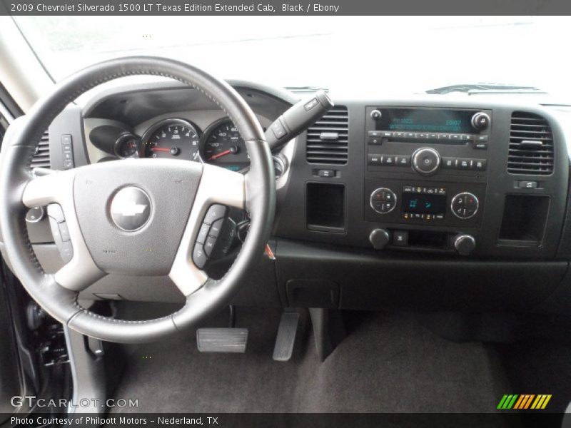 Black / Ebony 2009 Chevrolet Silverado 1500 LT Texas Edition Extended Cab