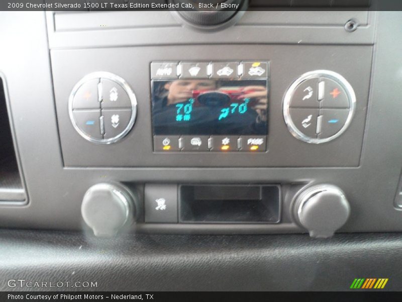 Black / Ebony 2009 Chevrolet Silverado 1500 LT Texas Edition Extended Cab