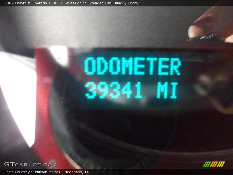 Black / Ebony 2009 Chevrolet Silverado 1500 LT Texas Edition Extended Cab