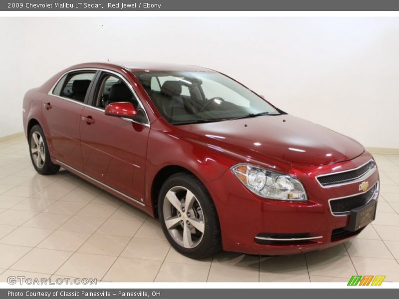 Red Jewel / Ebony 2009 Chevrolet Malibu LT Sedan