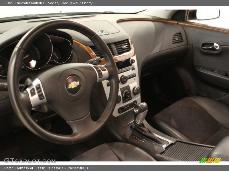 Red Jewel / Ebony 2009 Chevrolet Malibu LT Sedan