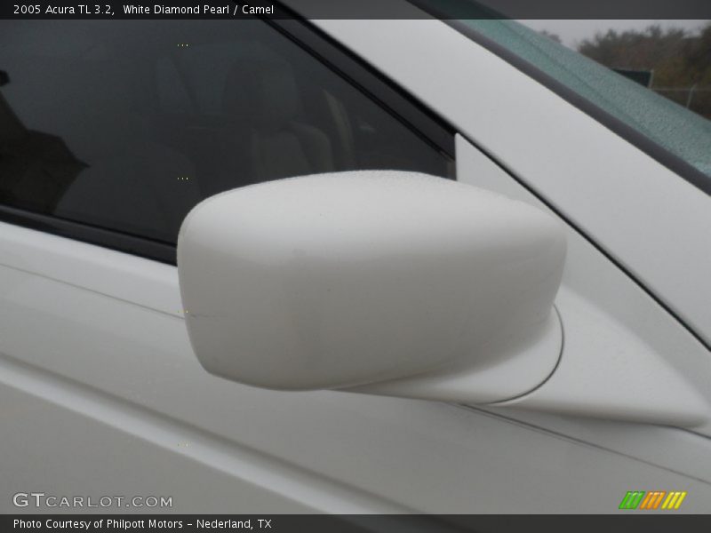 White Diamond Pearl / Camel 2005 Acura TL 3.2