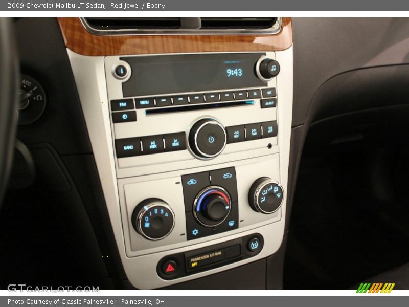 Red Jewel / Ebony 2009 Chevrolet Malibu LT Sedan