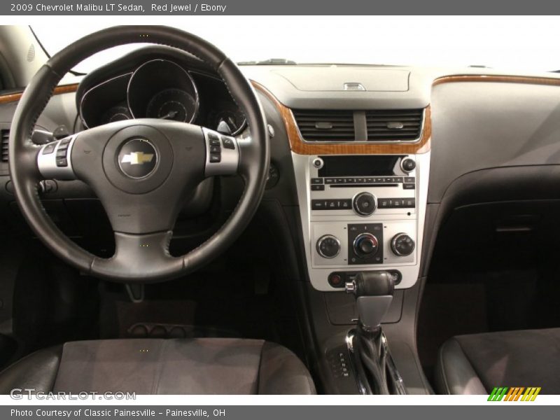 Red Jewel / Ebony 2009 Chevrolet Malibu LT Sedan
