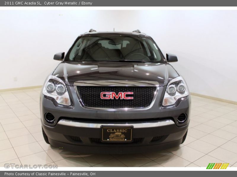 Cyber Gray Metallic / Ebony 2011 GMC Acadia SL