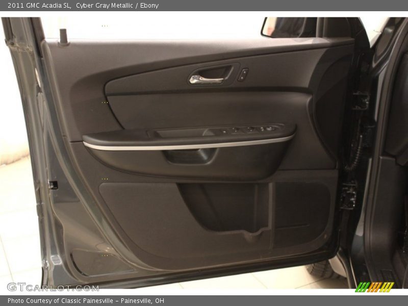 Cyber Gray Metallic / Ebony 2011 GMC Acadia SL
