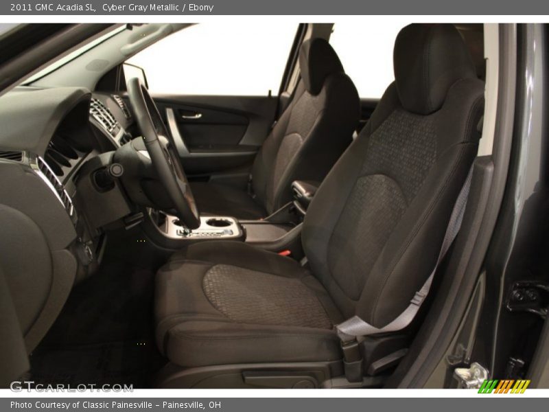 Cyber Gray Metallic / Ebony 2011 GMC Acadia SL
