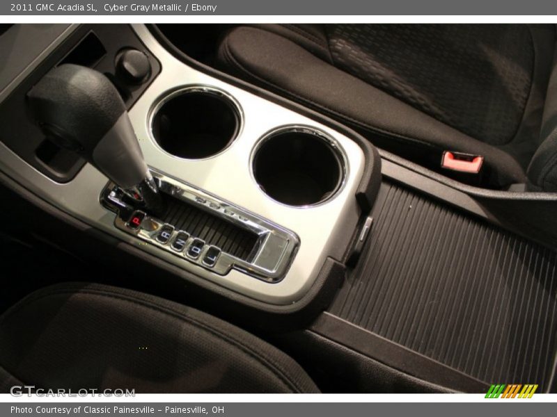 Cyber Gray Metallic / Ebony 2011 GMC Acadia SL