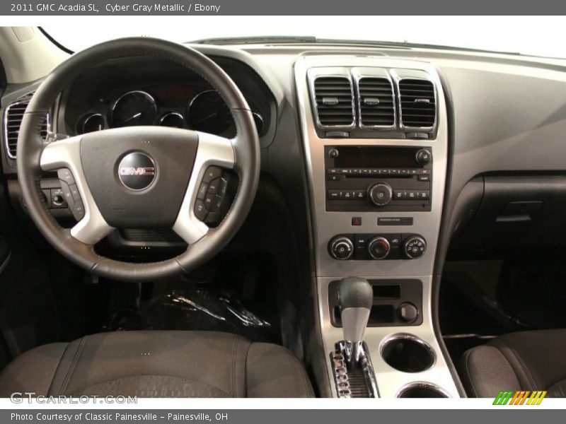 Cyber Gray Metallic / Ebony 2011 GMC Acadia SL