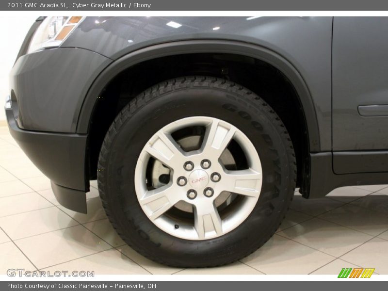 Cyber Gray Metallic / Ebony 2011 GMC Acadia SL