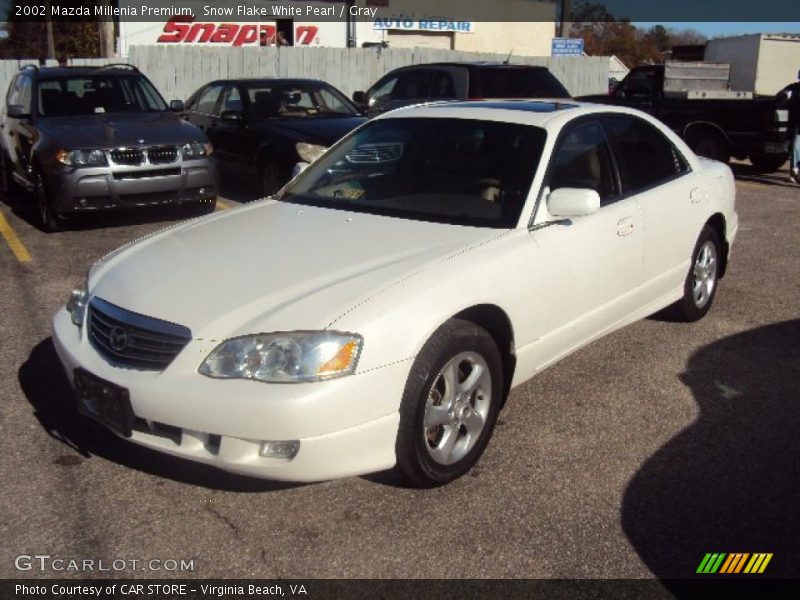 Snow Flake White Pearl / Gray 2002 Mazda Millenia Premium