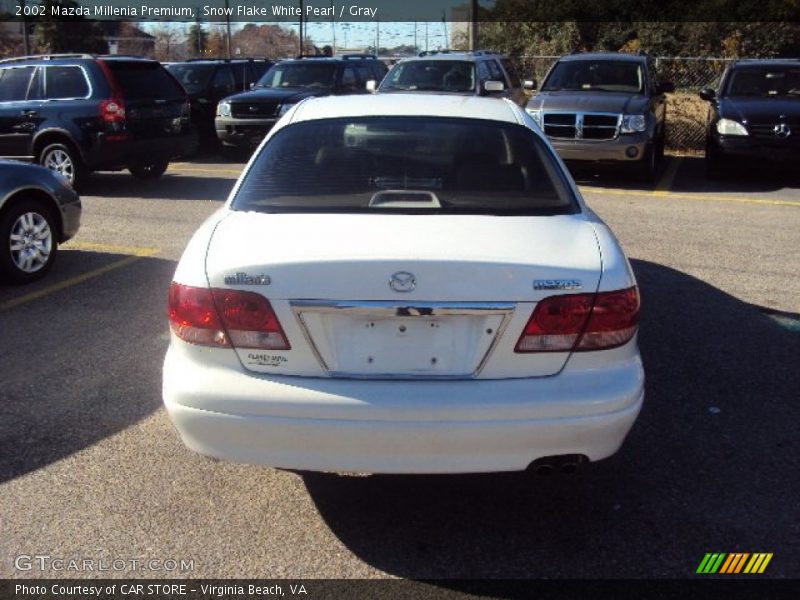 Snow Flake White Pearl / Gray 2002 Mazda Millenia Premium