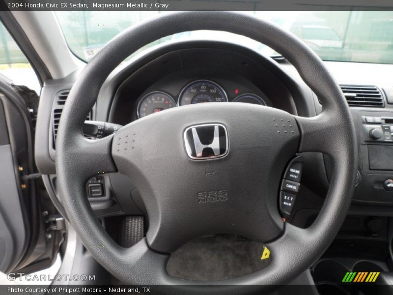 Magnesium Metallic / Gray 2004 Honda Civic EX Sedan