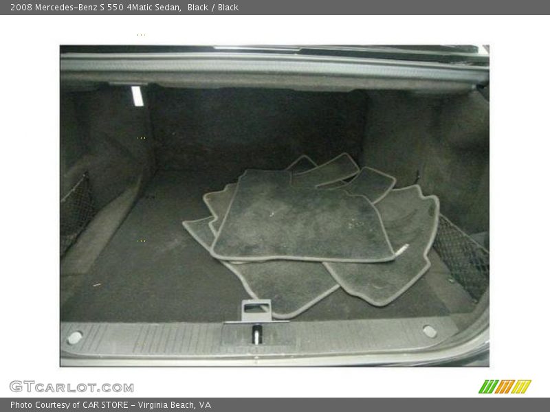 Black / Black 2008 Mercedes-Benz S 550 4Matic Sedan