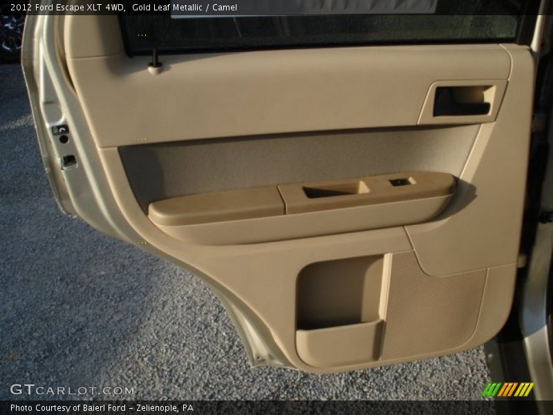 Gold Leaf Metallic / Camel 2012 Ford Escape XLT 4WD