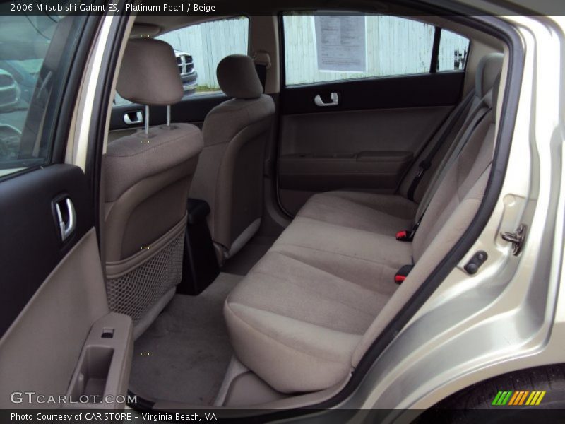 Platinum Pearl / Beige 2006 Mitsubishi Galant ES