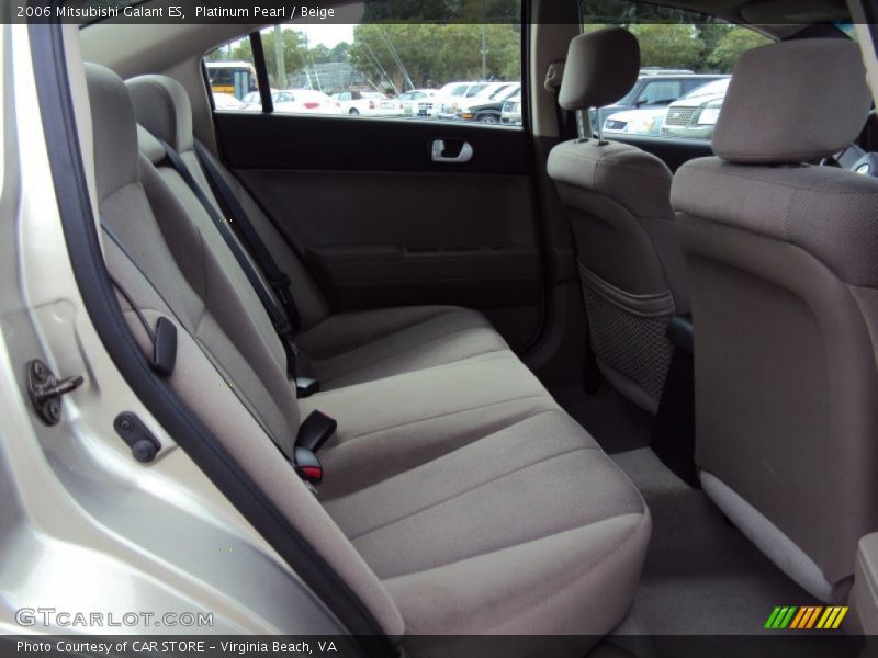 Platinum Pearl / Beige 2006 Mitsubishi Galant ES