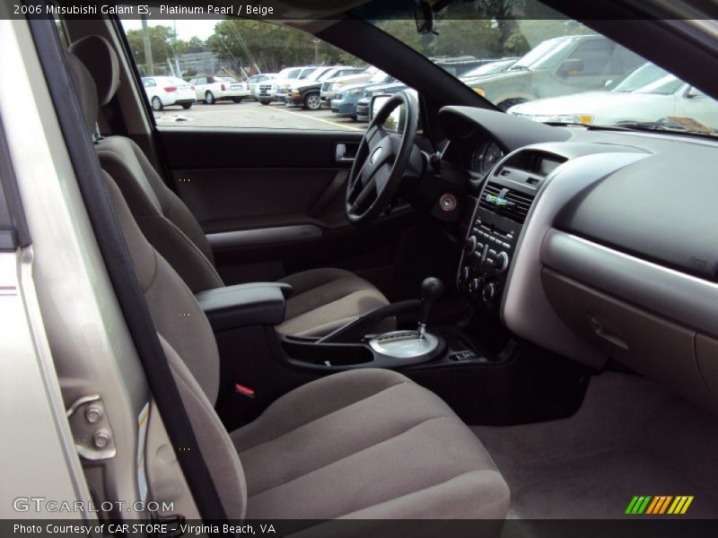 Platinum Pearl / Beige 2006 Mitsubishi Galant ES