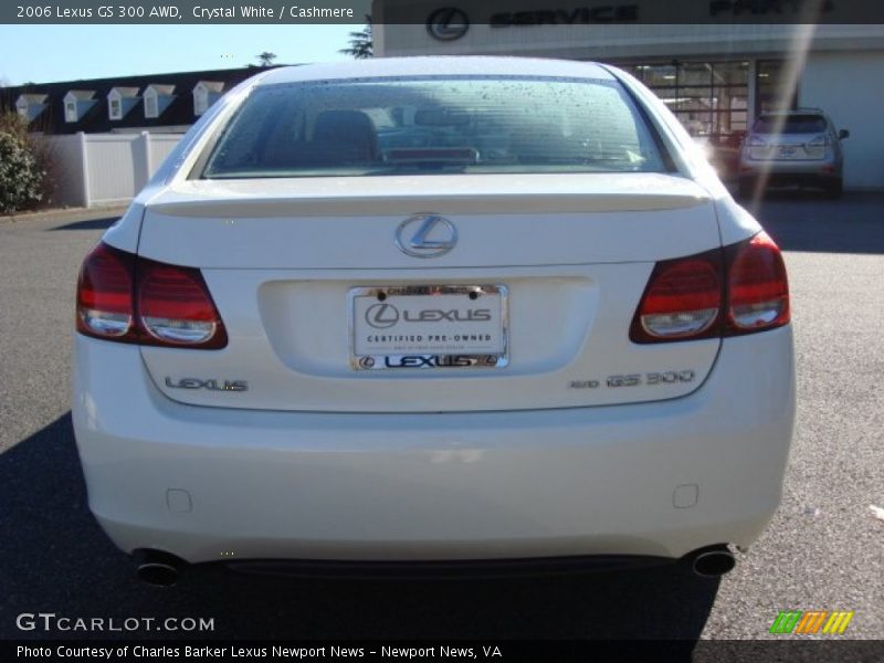 Crystal White / Cashmere 2006 Lexus GS 300 AWD