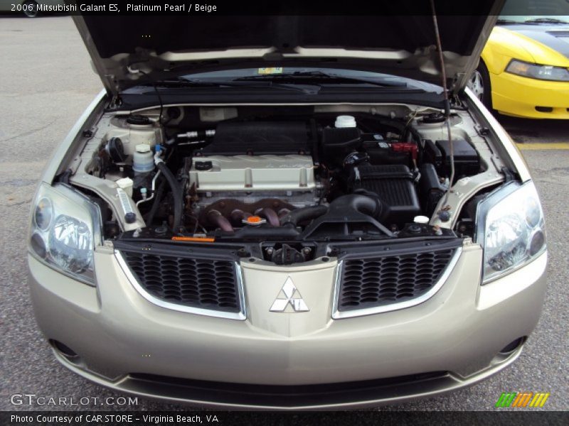Platinum Pearl / Beige 2006 Mitsubishi Galant ES