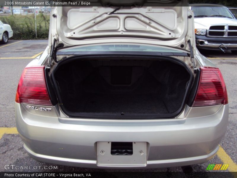 Platinum Pearl / Beige 2006 Mitsubishi Galant ES