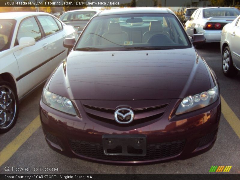 Dark Cherry Mica / Beige 2008 Mazda MAZDA6 s Touring Sedan