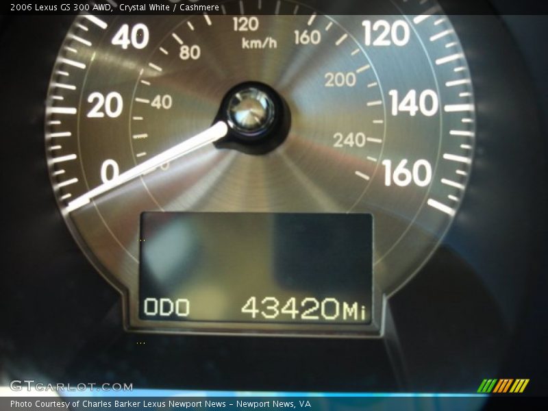 Crystal White / Cashmere 2006 Lexus GS 300 AWD