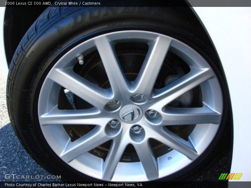 Crystal White / Cashmere 2006 Lexus GS 300 AWD