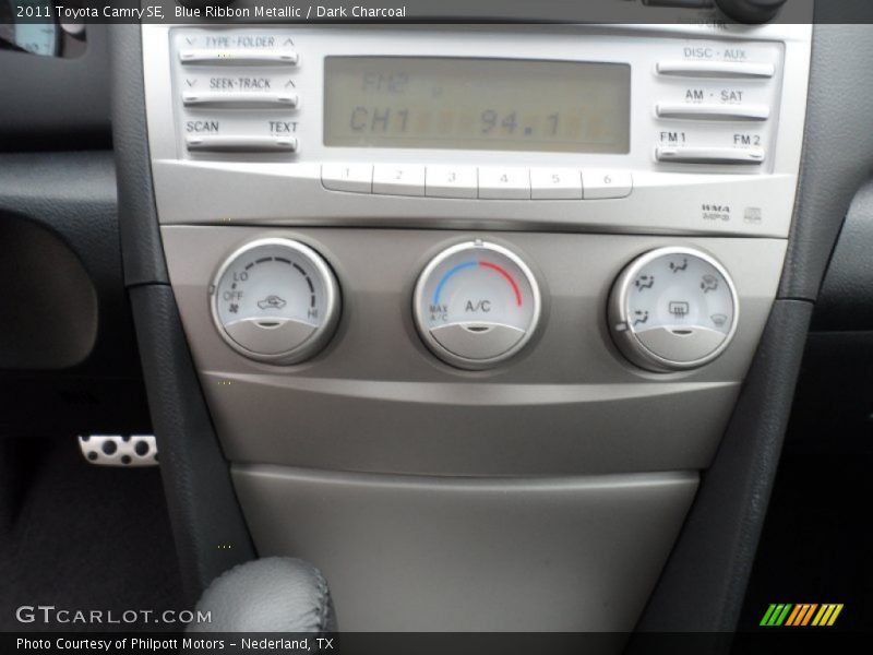Blue Ribbon Metallic / Dark Charcoal 2011 Toyota Camry SE