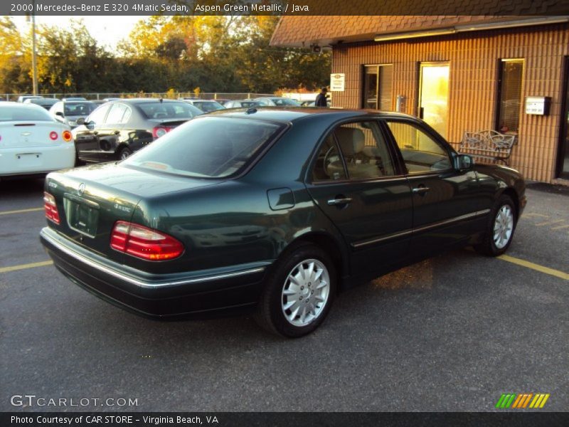 Aspen Green Metallic / Java 2000 Mercedes-Benz E 320 4Matic Sedan