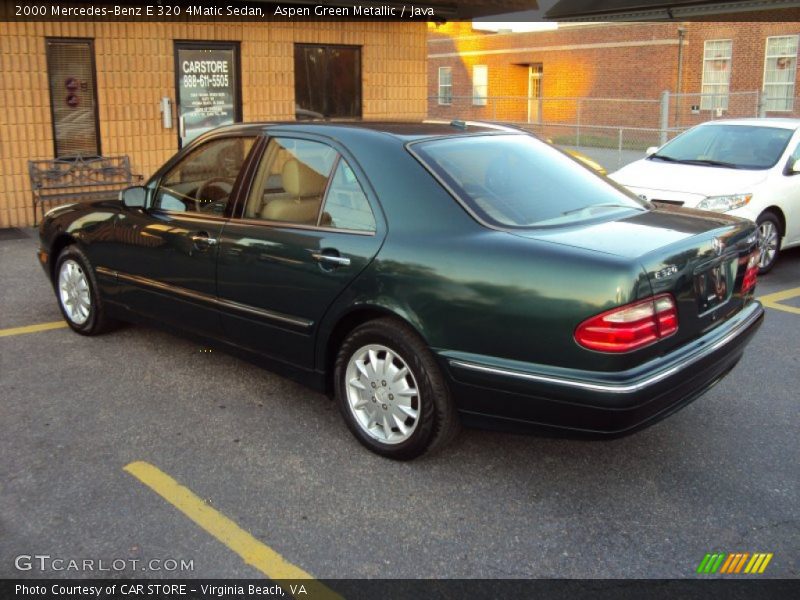 Aspen Green Metallic / Java 2000 Mercedes-Benz E 320 4Matic Sedan