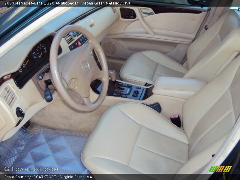  2000 E 320 4Matic Sedan Java Interior
