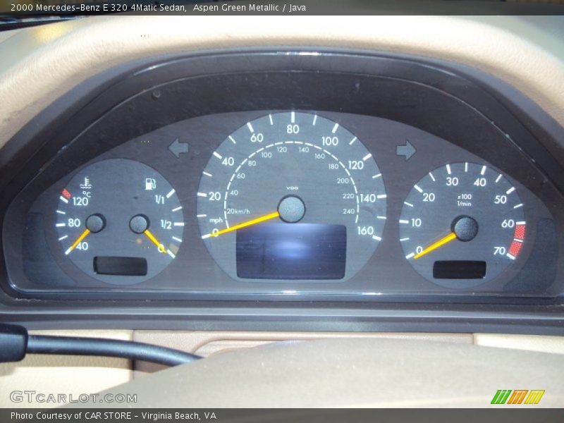  2000 E 320 4Matic Sedan 320 4Matic Sedan Gauges