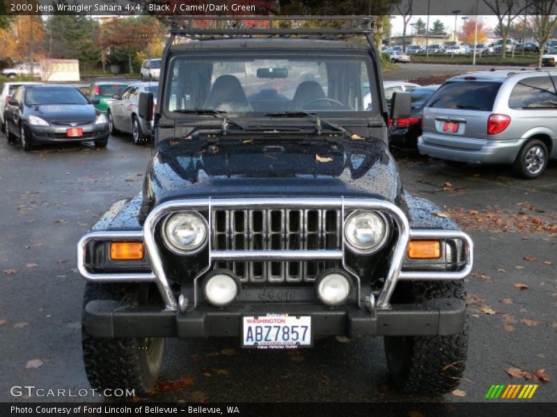Black / Camel/Dark Green 2000 Jeep Wrangler Sahara 4x4