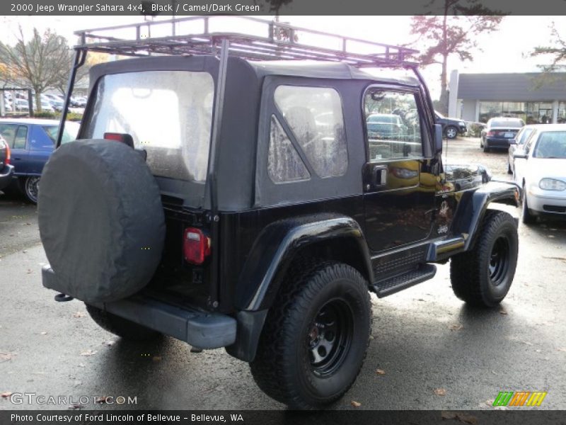 Black / Camel/Dark Green 2000 Jeep Wrangler Sahara 4x4