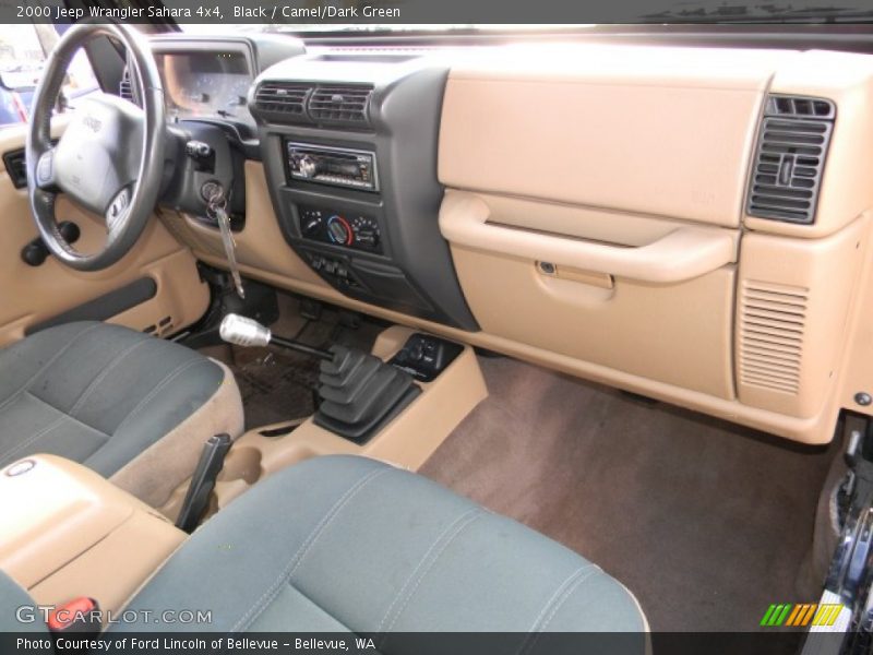 Dashboard of 2000 Wrangler Sahara 4x4