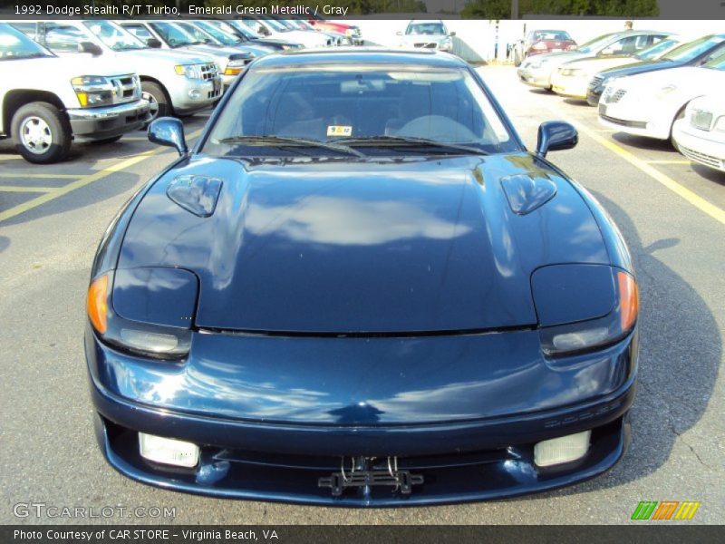 Emerald Green Metallic / Gray 1992 Dodge Stealth R/T Turbo